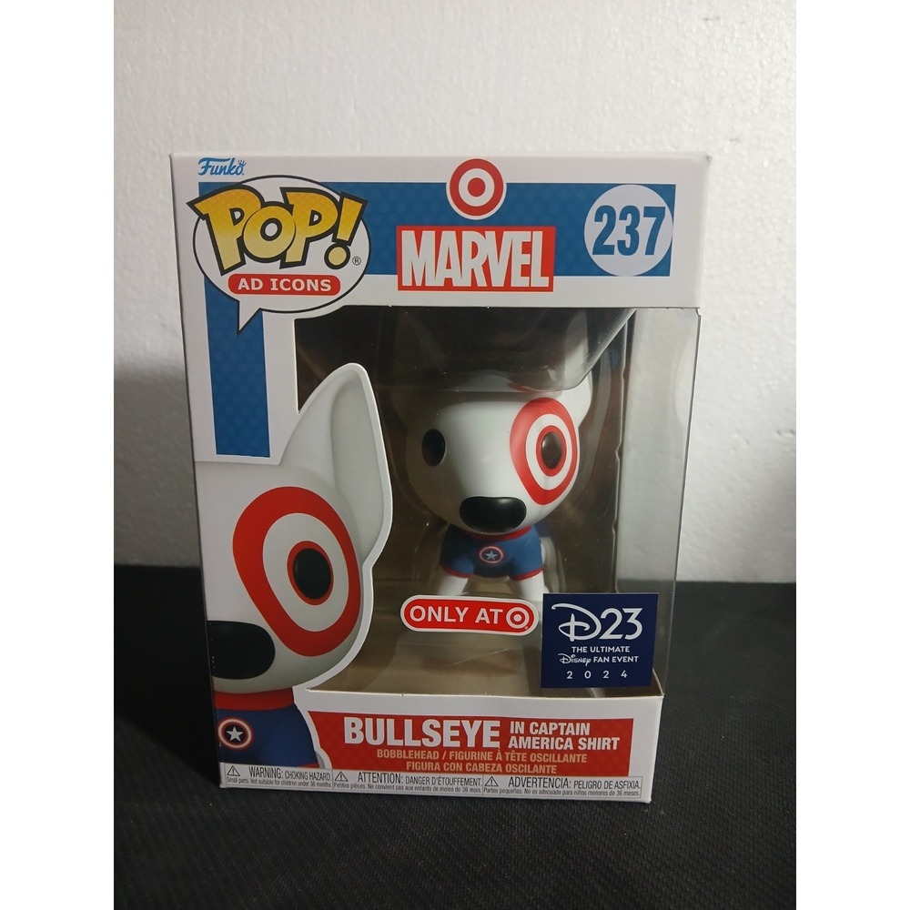 Funko Pop! BULLSEYE (Captain America Shirt) #237 D23 Target Vinyl Figure
